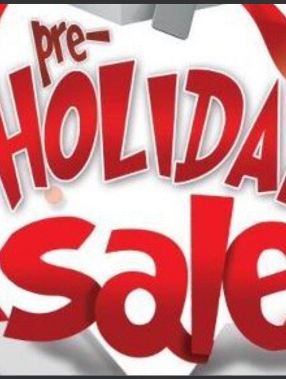 Pre Holiday Sale!